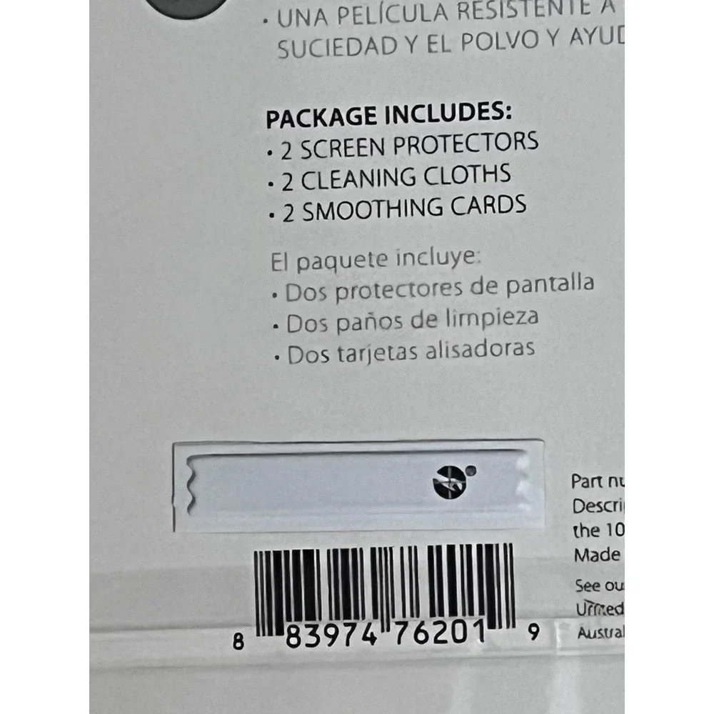 Toshiba Tablet Screen Protector 10 Inch,‎ Anti Scratch, Includes 2
